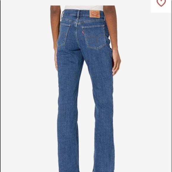 Levi’s 515 Boot Cut Cotton/Spandex Medium Wash High Rise Raw Hem Jeans Size 8 - Picture 2 of 14